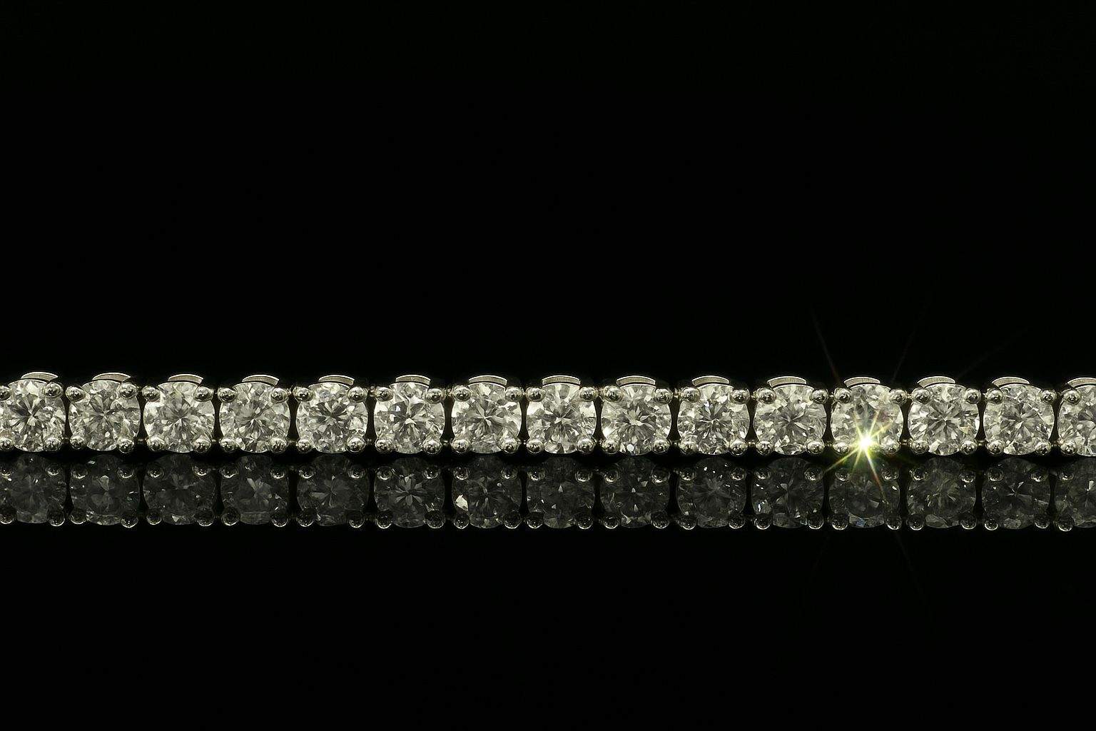 Natural Diamond Tennis Bracelet