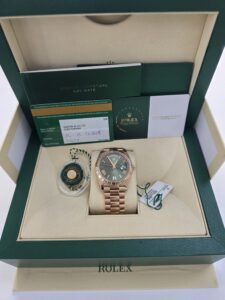 Rolex Daydate40 full set 2018